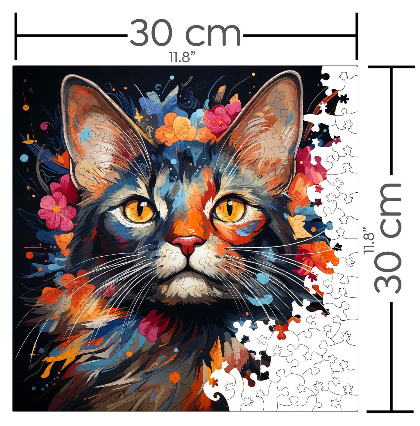 Puzzle cu Pisici - California Spangled 3 - 200 piese - 30 x 30 cm