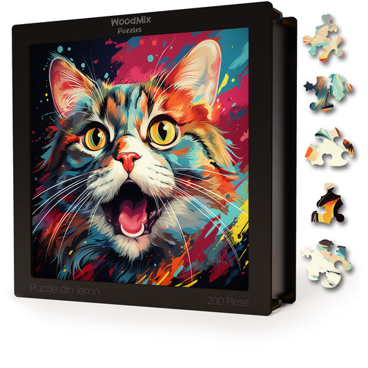 Puzzle cu Pisici - California Spangled 4 - 200 piese - 30 x 30 cm