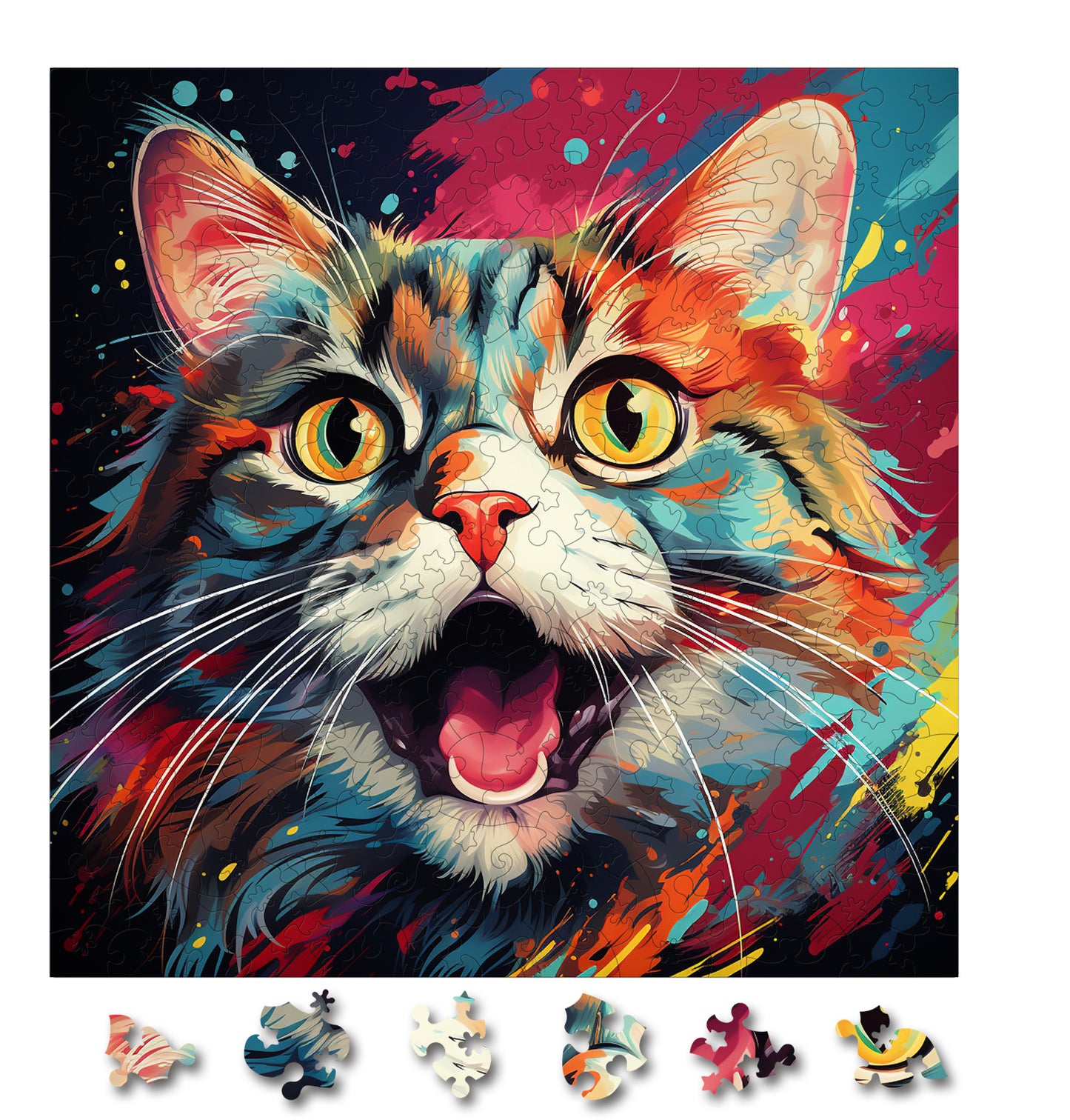 Puzzle cu Pisici - California Spangled 4 - 200 piese - 30 x 30 cm