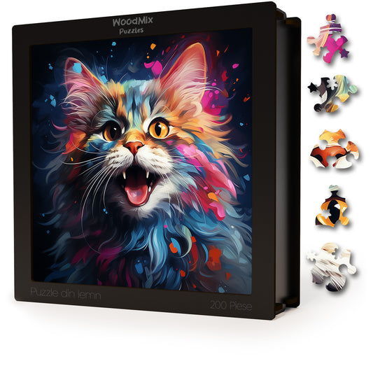 Puzzle cu Pisici - Chantilly-Tiffany 4 - 200 piese - 30 x 30 cm