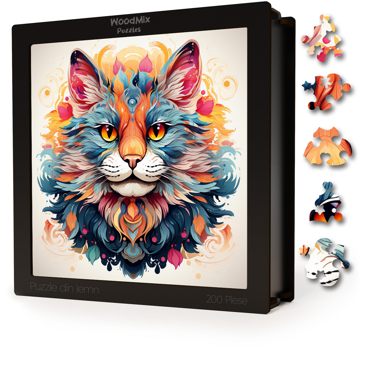 Puzzle cu Pisici - Chinese Li Hua 1 - 200 piese - 30 x 30 cm