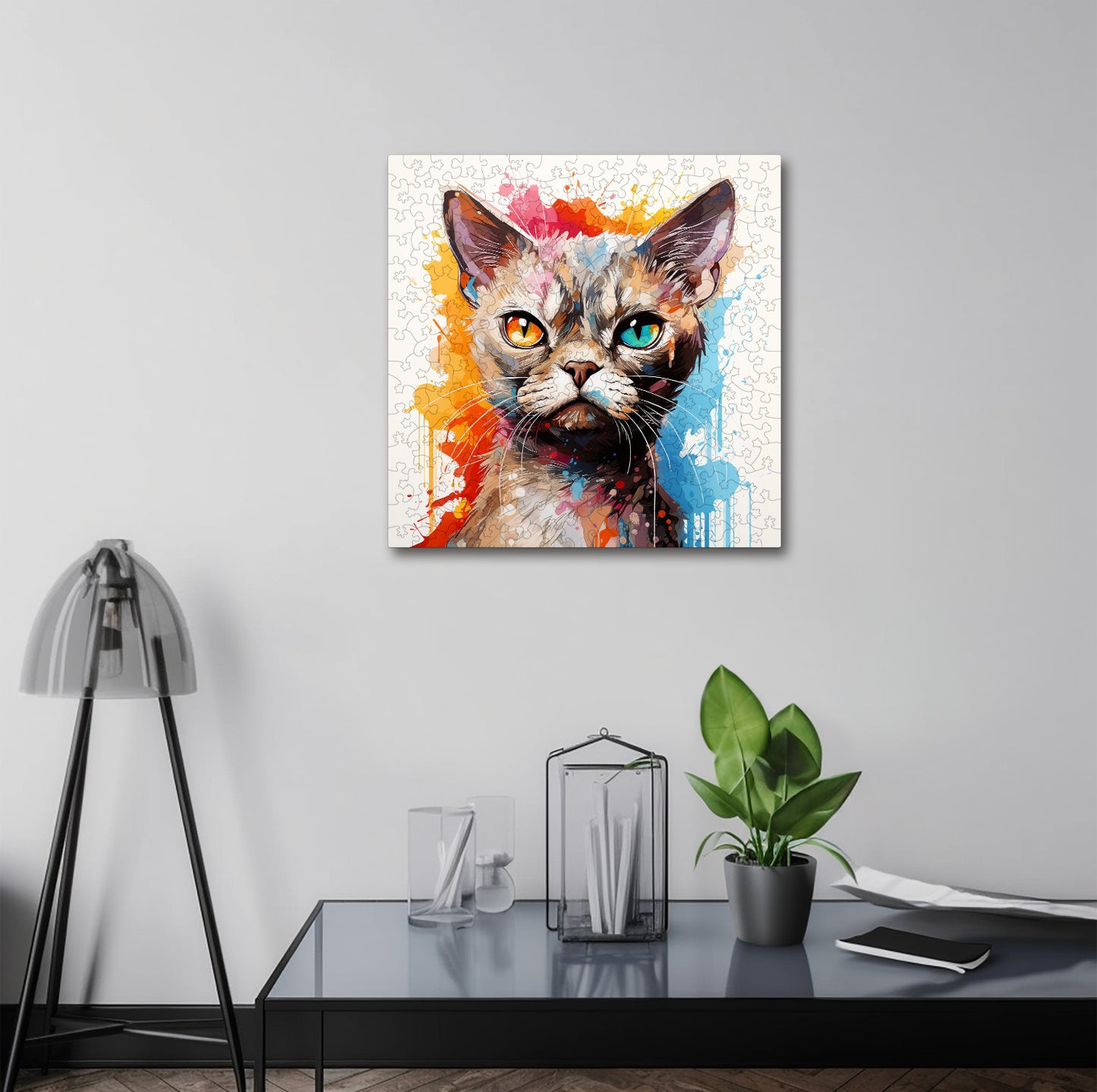 Puzzle cu Pisici - Colorpoint Shorthair 1 - 200 piese - 30 x 30 cm