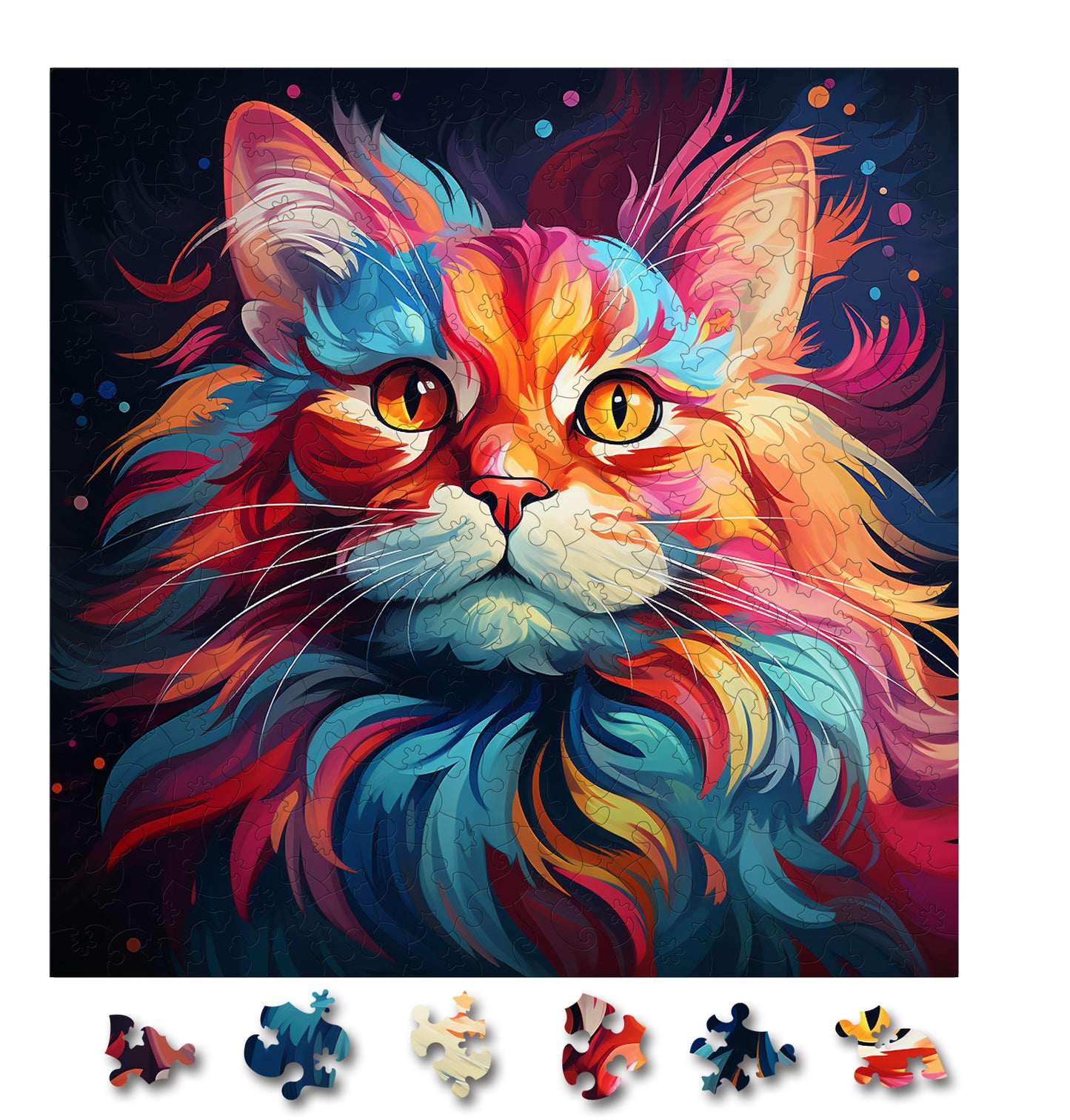Puzzle cu Pisici - Cymric 4 - 200 piese - 30 x 30 cm