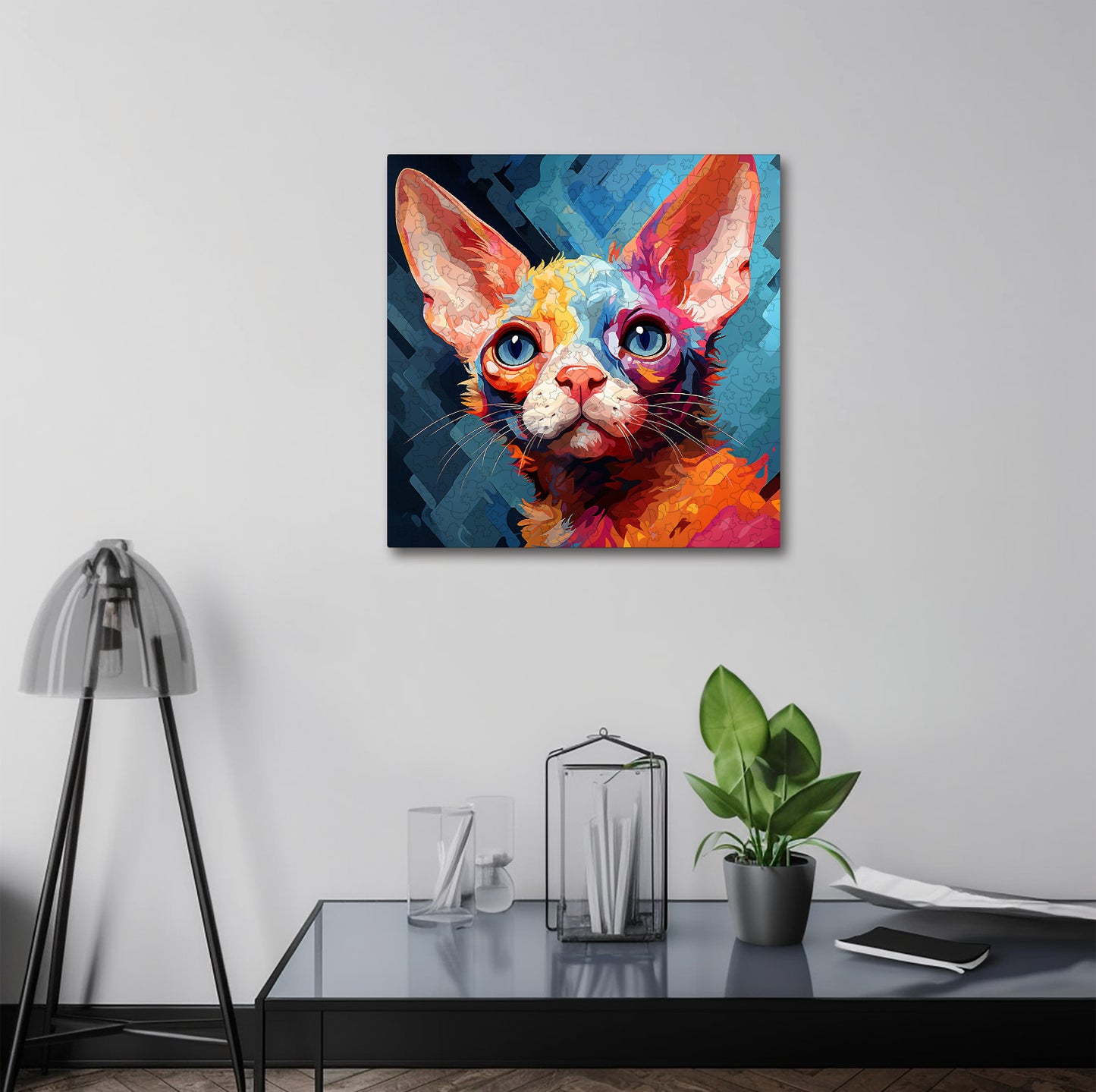Puzzle cu Pisici - Devon Rex 2 - 200 piese - 30 x 30 cm