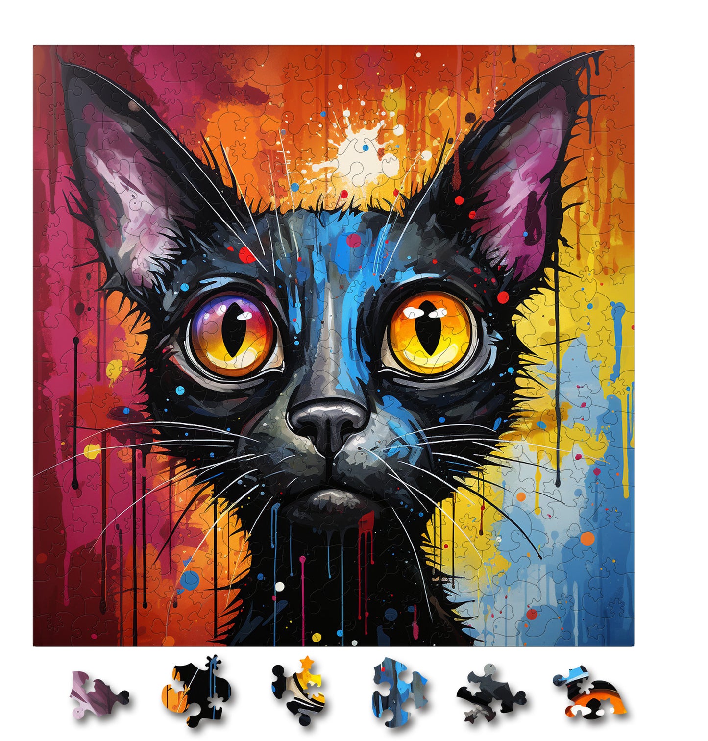 Puzzle cu Pisici - Donskoy 3 - 200 piese - 30 x 30 cm