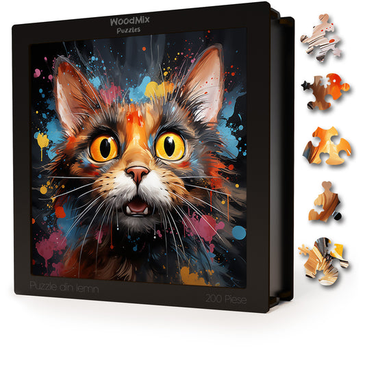 Puzzle cu Pisici - Donskoy 4 - 200 piese - 30 x 30 cm