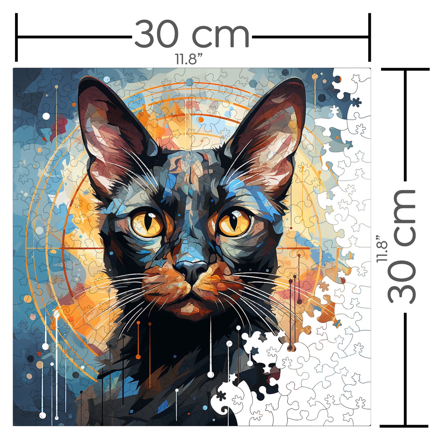 Puzzle cu Pisici - European Burmese 2 - 200 piese - 30 x 30 cm