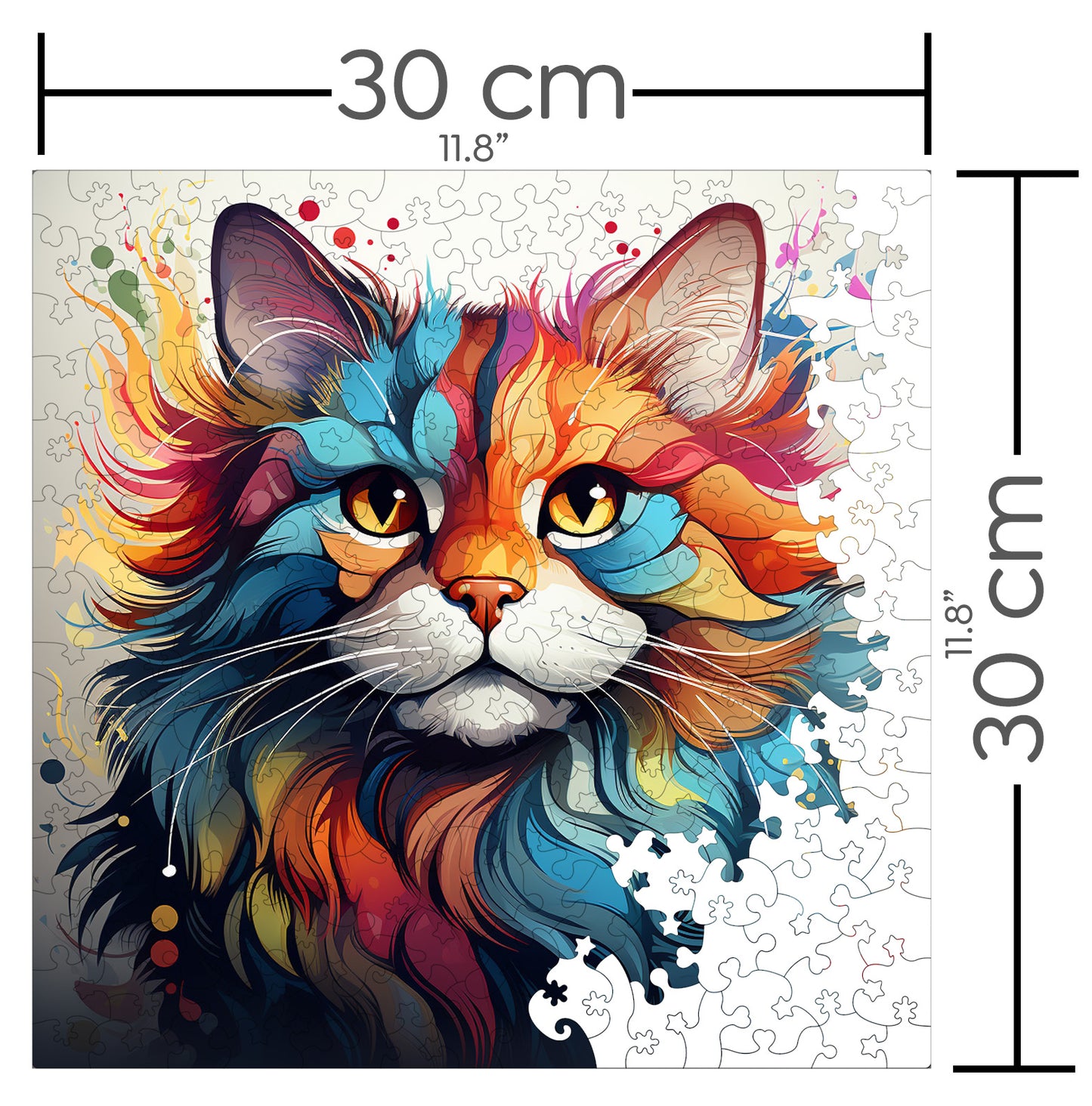 Puzzle cu Pisici - Exotic Foldex 3 - 200 piese - 30 x 30 cm