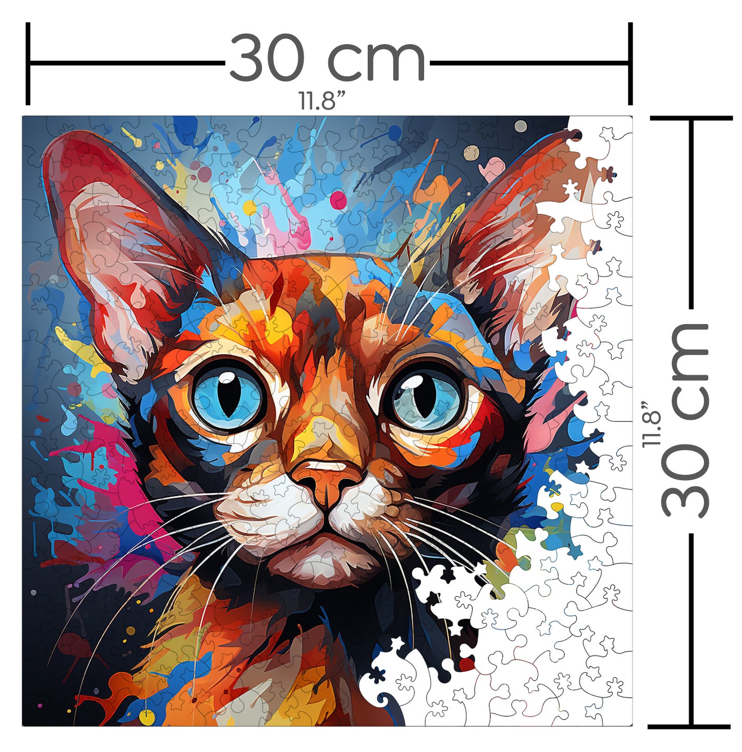 Puzzle cu Pisici - German Rex 3 - 200 piese - 30 x 30 cm