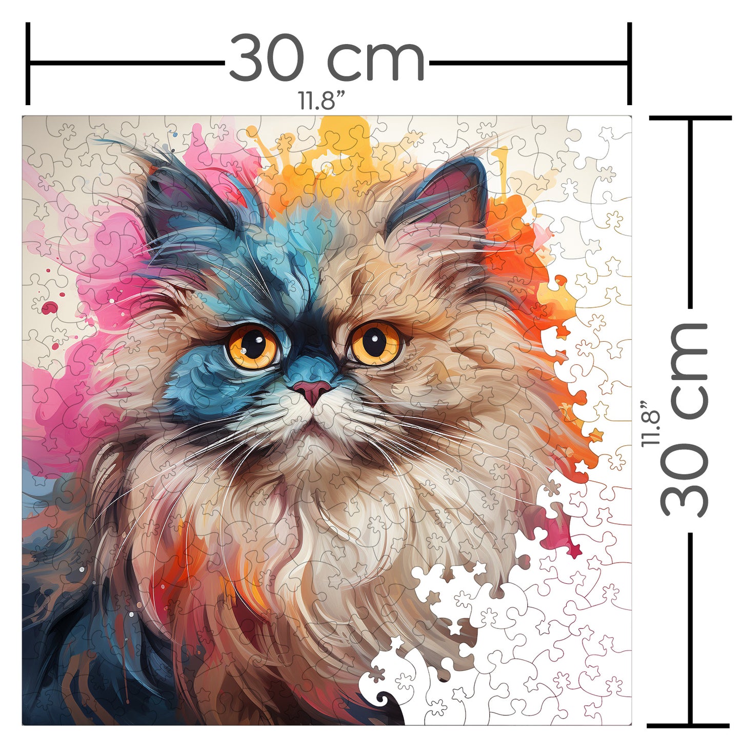 Puzzle cu Pisici - Himalayan 1 - 200 piese - 30 x 30 cm