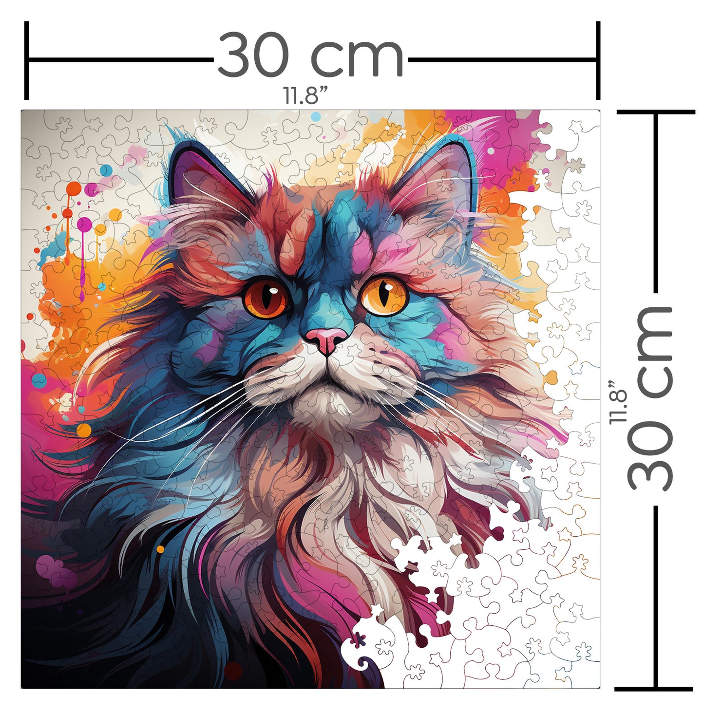 Puzzle cu Pisici - Himalayan 4 - 200 piese - 30 x 30 cm