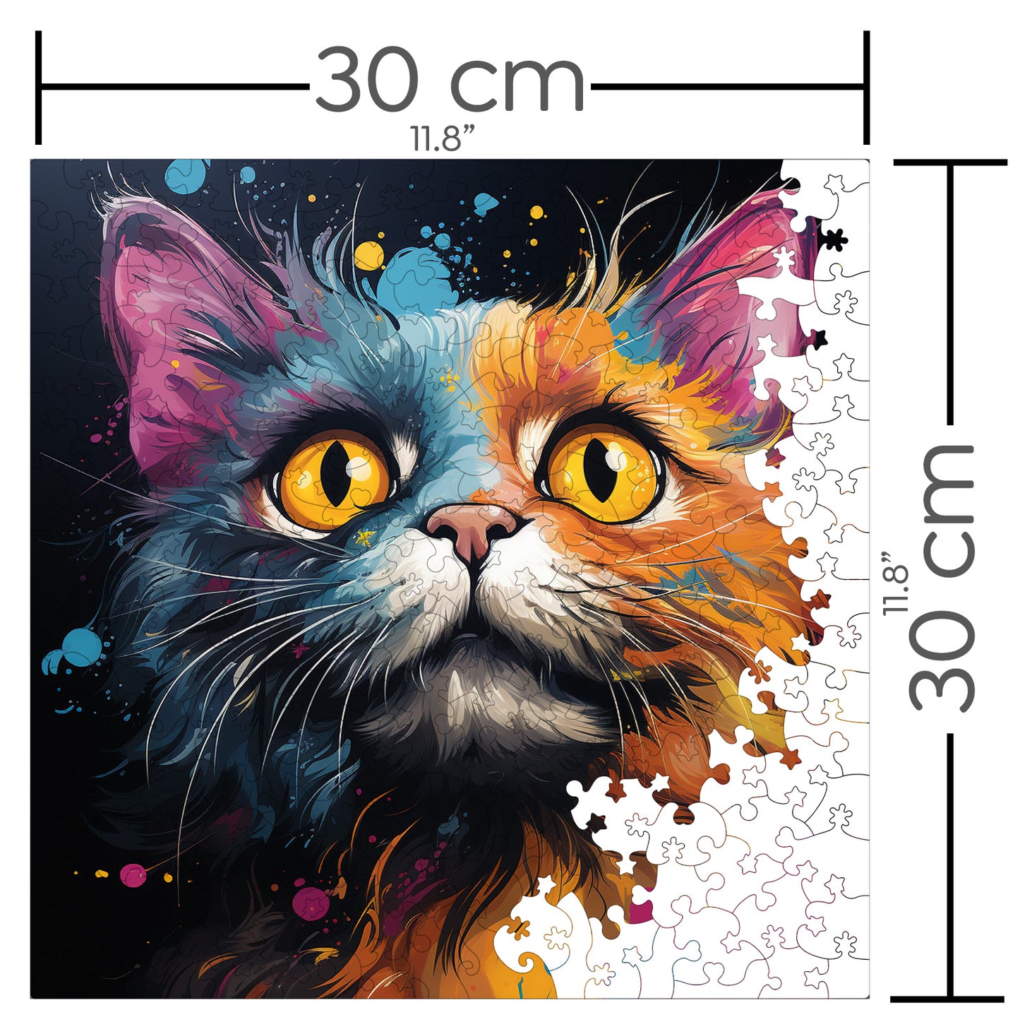 Puzzle cu Pisici - Javanese 1 - 200 piese - 30 x 30 cm