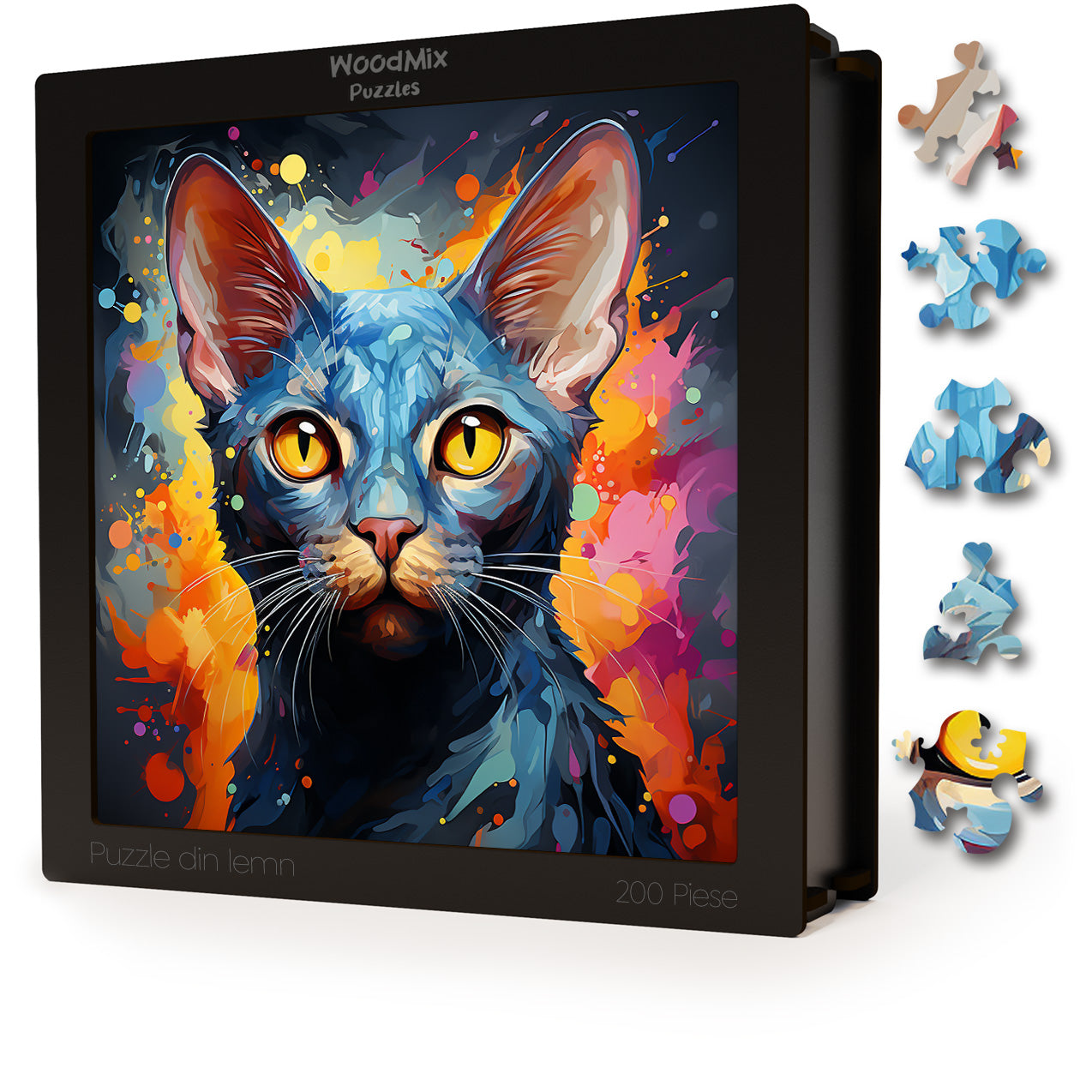 Puzzle cu Pisici - Korat 1 - 200 piese - 30 x 30 cm