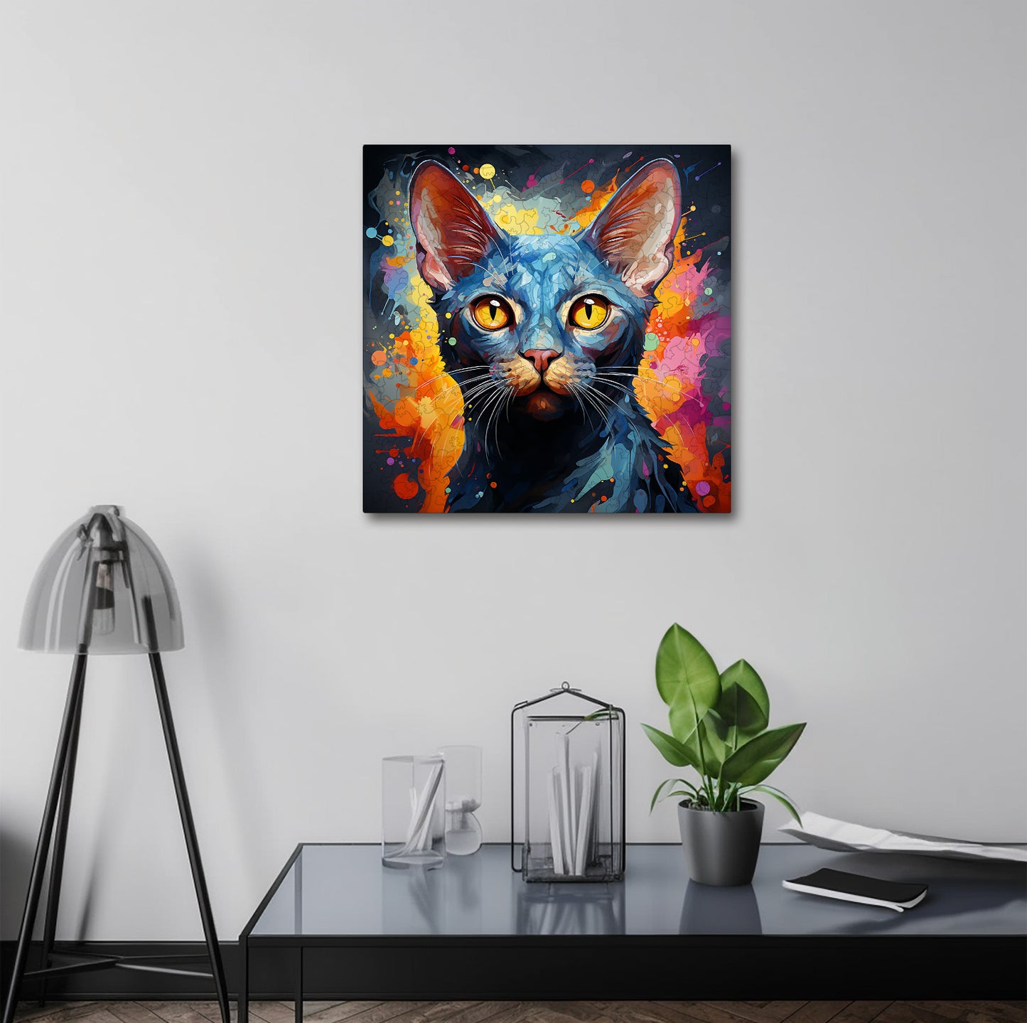 Puzzle cu Pisici - Korat 1 - 200 piese - 30 x 30 cm