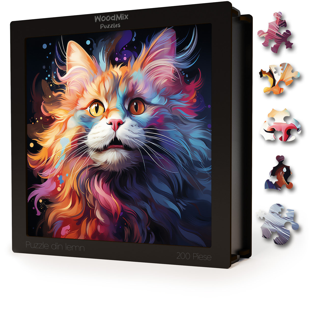 Puzzle cu Pisici - LaPerm 3 - 200 piese - 30 x 30 cm
