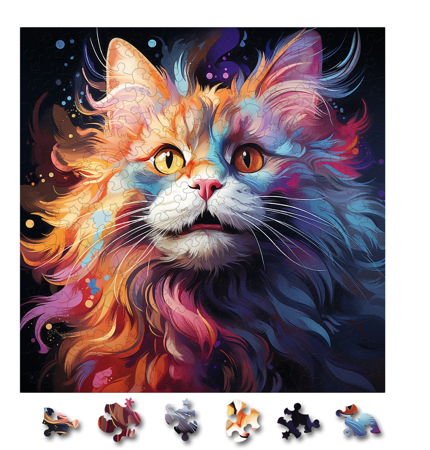 Puzzle cu Pisici - LaPerm 3 - 200 piese - 30 x 30 cm