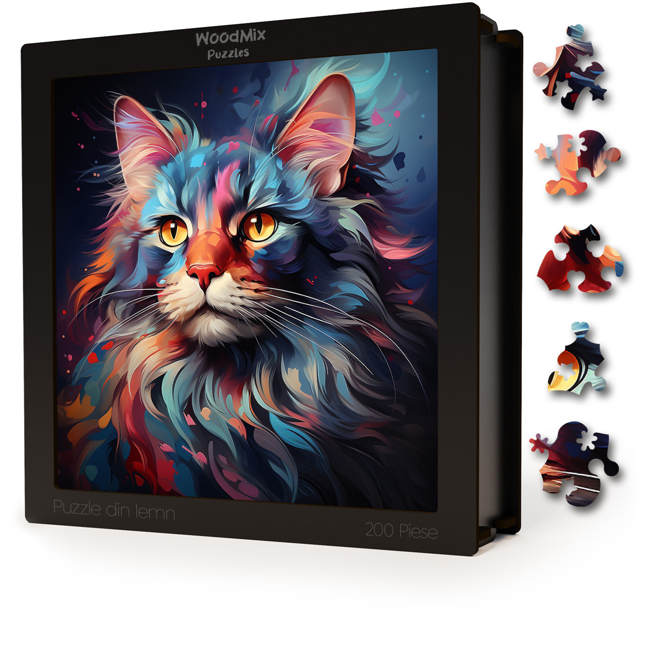 Puzzle cu Pisici - Maine Coon 4 - 200 piese - 30 x 30 cm