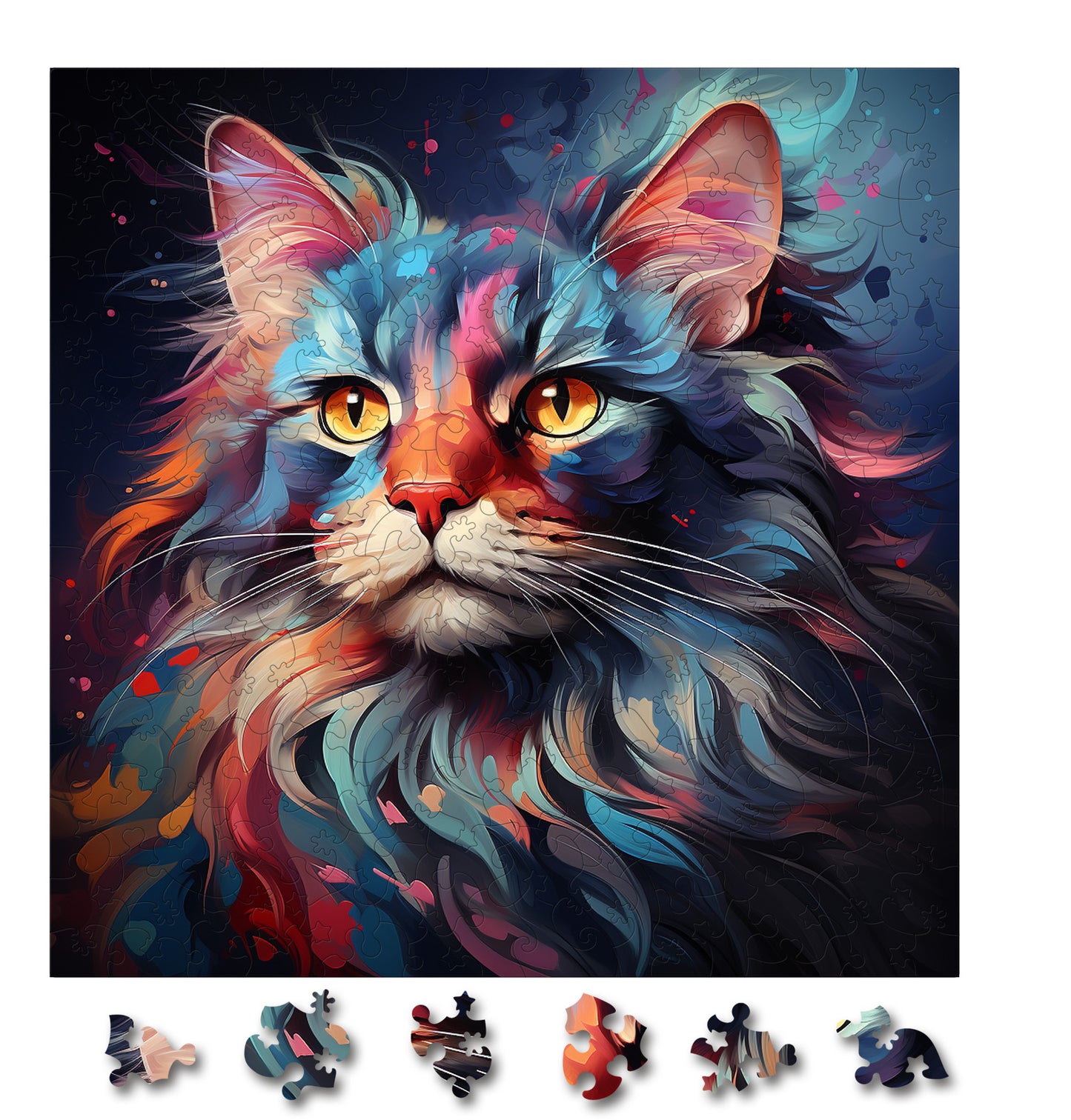Puzzle cu Pisici - Maine Coon 4 - 200 piese - 30 x 30 cm