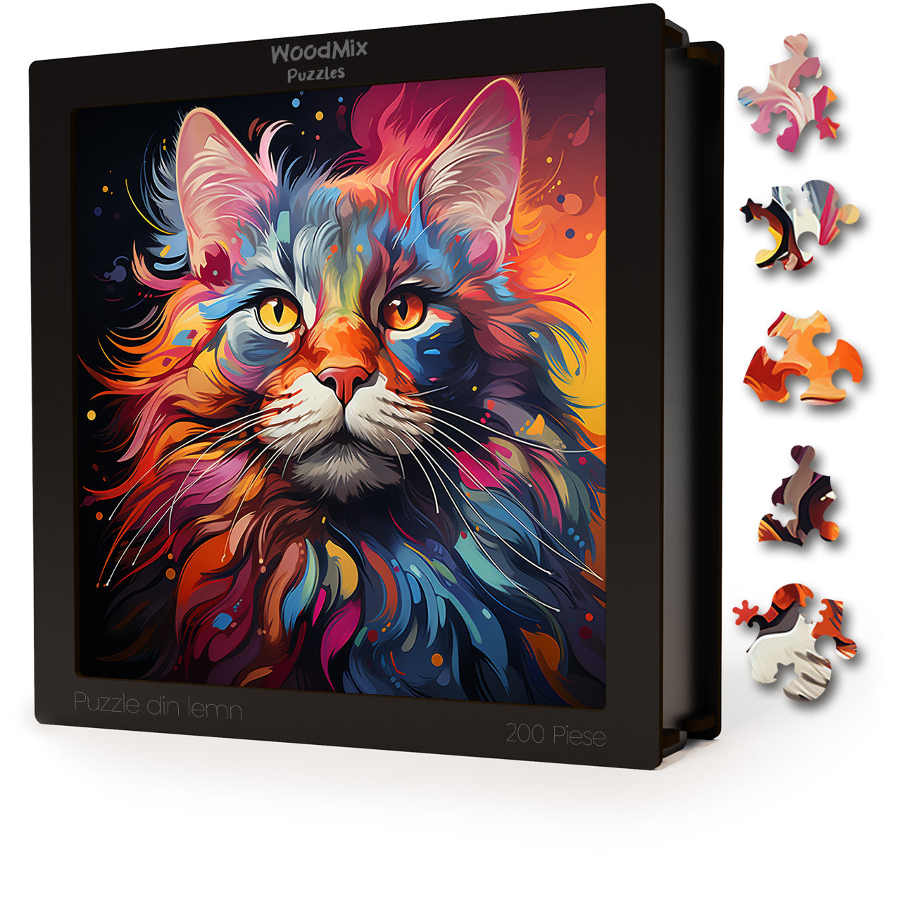 Puzzle cu Pisici - Maine Coon 7 - 200 piese - 30 x 30 cm