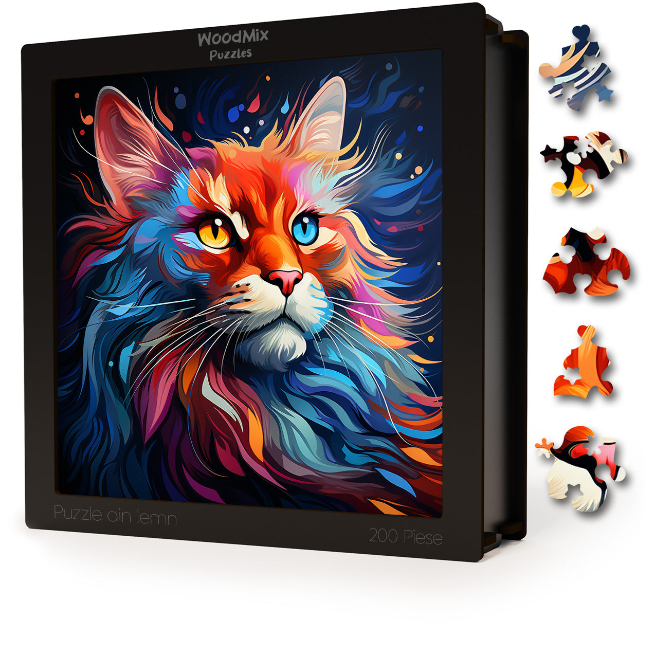Puzzle cu Pisici - Maine Coon 8 - 200 piese - 30 x 30 cm