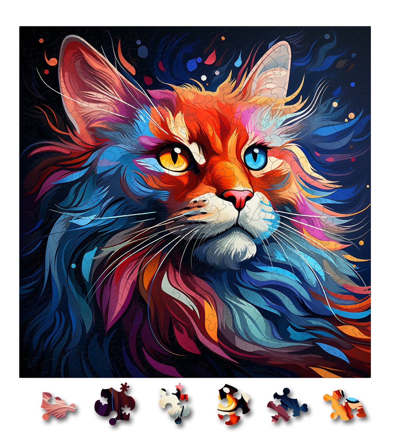 Puzzle cu Pisici - Maine Coon 8 - 200 piese - 30 x 30 cm