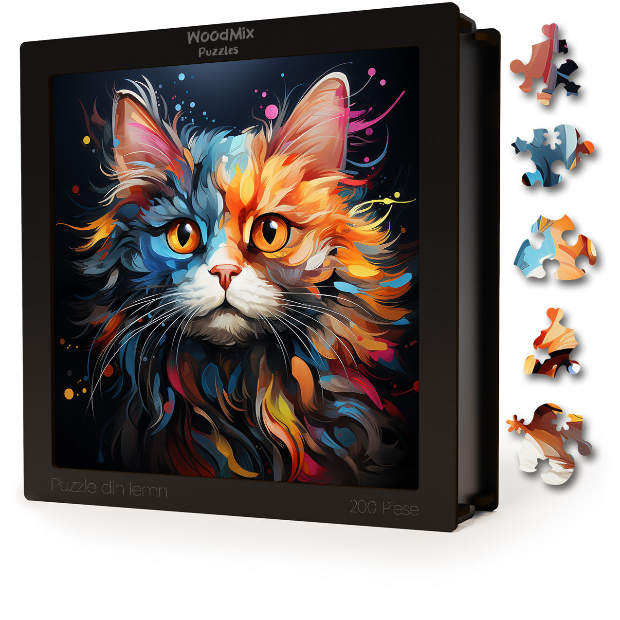 Puzzle cu Pisici - Manx 4 - 200 piese - 30 x 30 cm