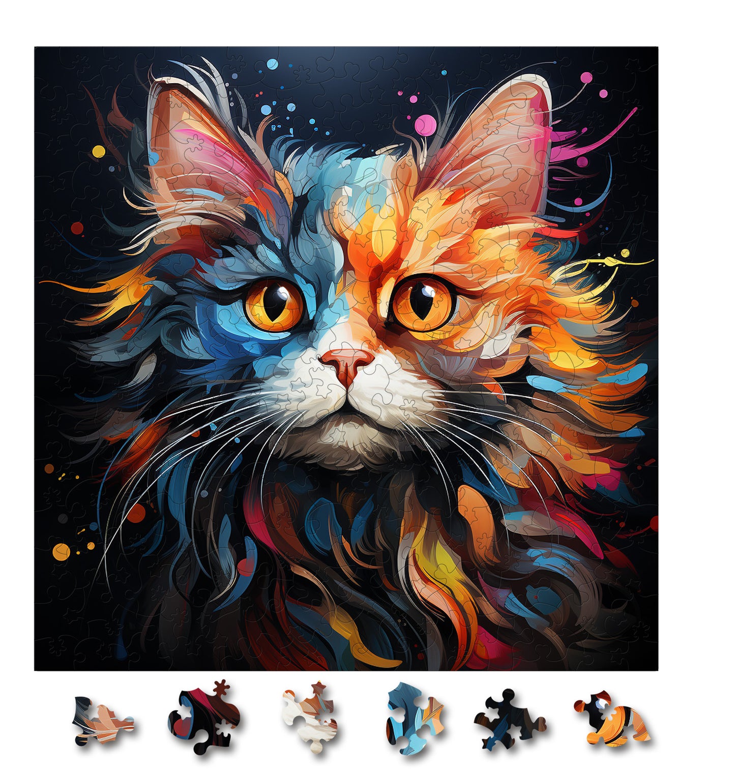 Puzzle cu Pisici - Manx 4 - 200 piese - 30 x 30 cm
