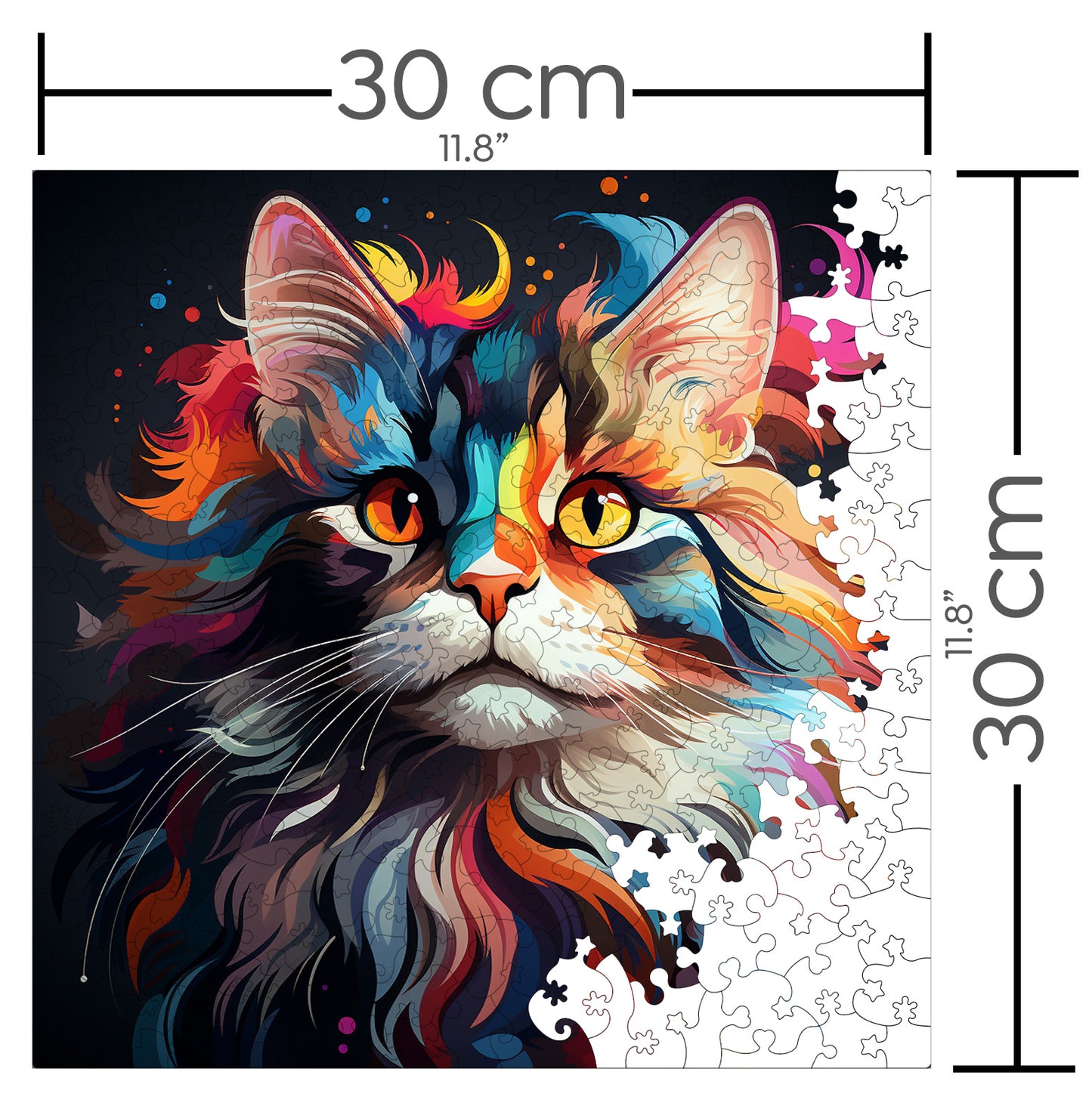 Puzzle cu Pisici - Mekong Bobtail 1 - 200 piese - 30 x 30 cm