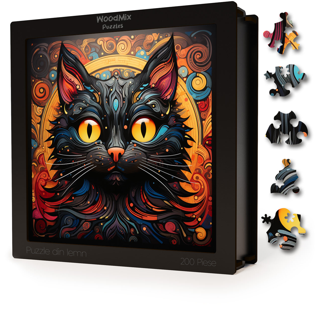 Puzzle cu Pisici - Mekong Bobtail 4 - 200 piese - 30 x 30 cm