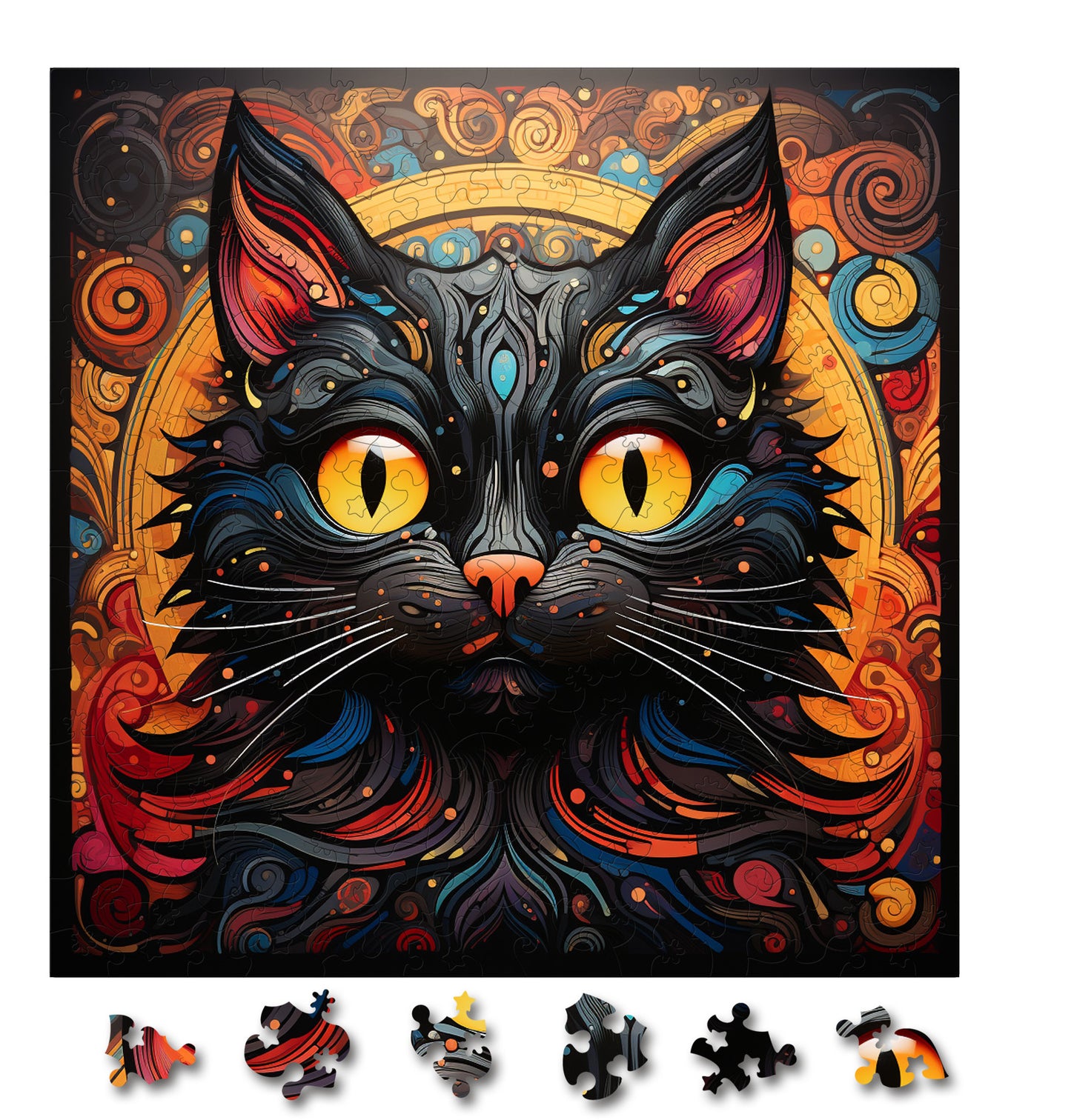 Puzzle cu Pisici - Mekong Bobtail 4 - 200 piese - 30 x 30 cm