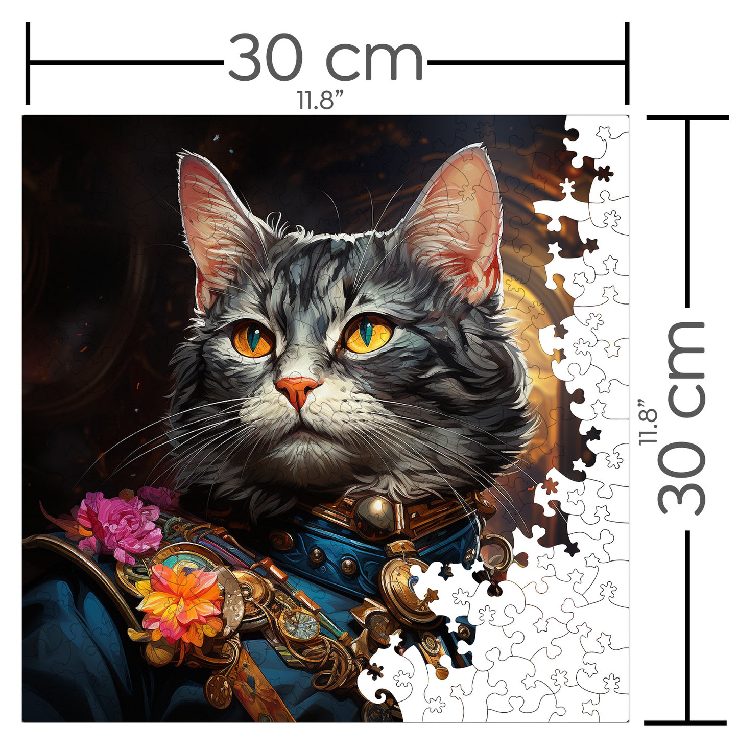 Puzzle cu Pisici - Napoleon 2 - 200 piese - 30 x 30 cm