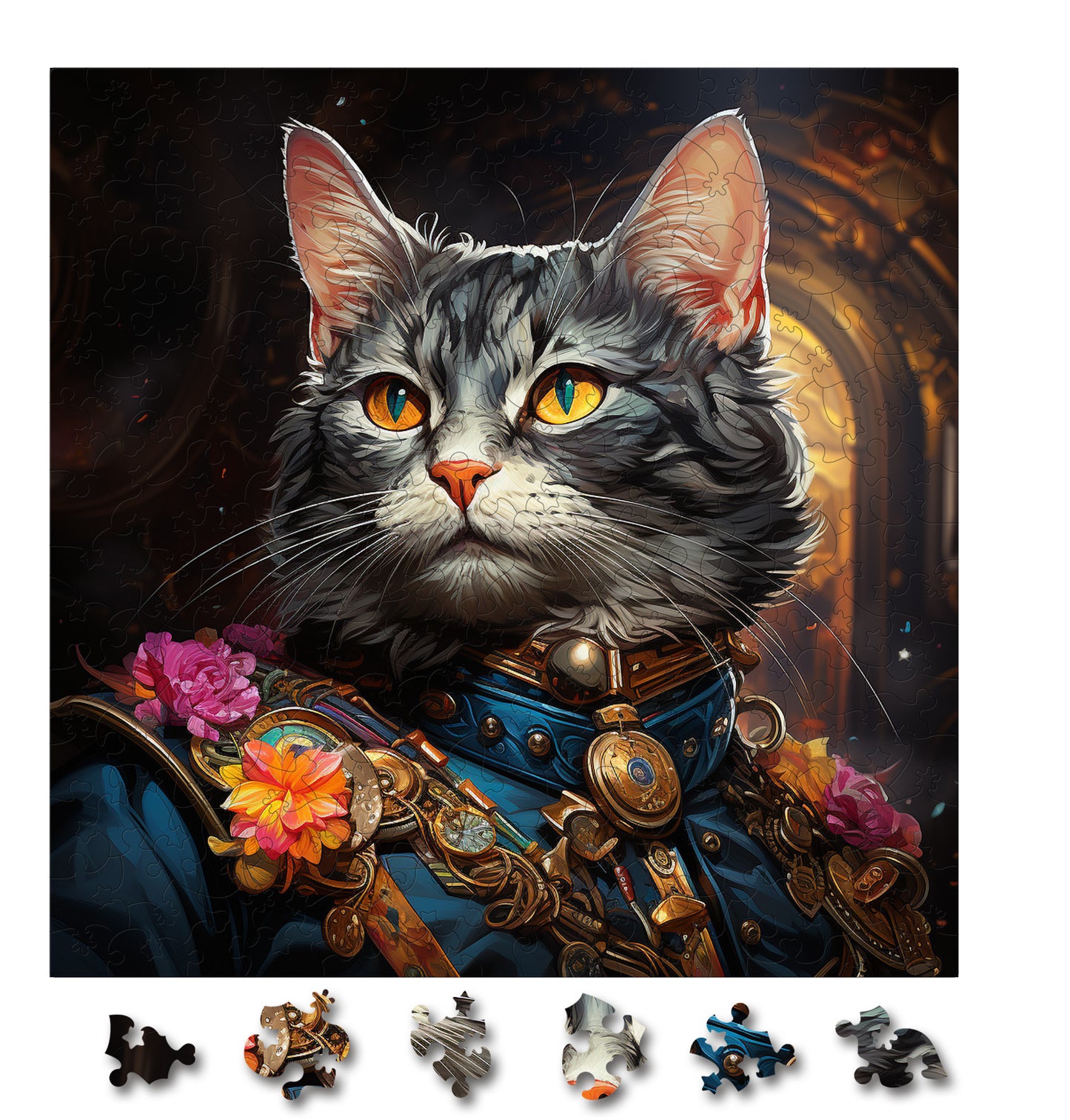 Puzzle cu Pisici - Napoleon 2 - 200 piese - 30 x 30 cm