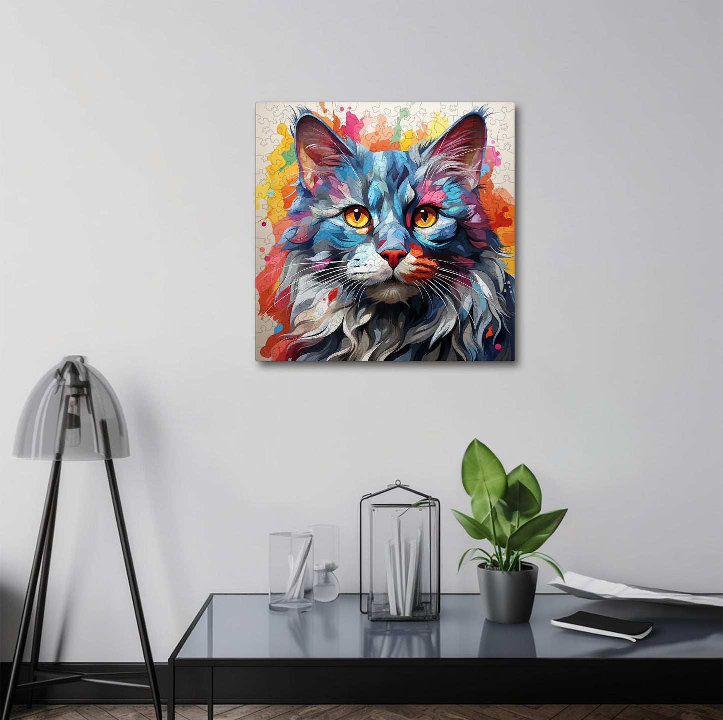 Puzzle cu Pisici - Nebelung 4 - 200 piese - 30 x 30 cm