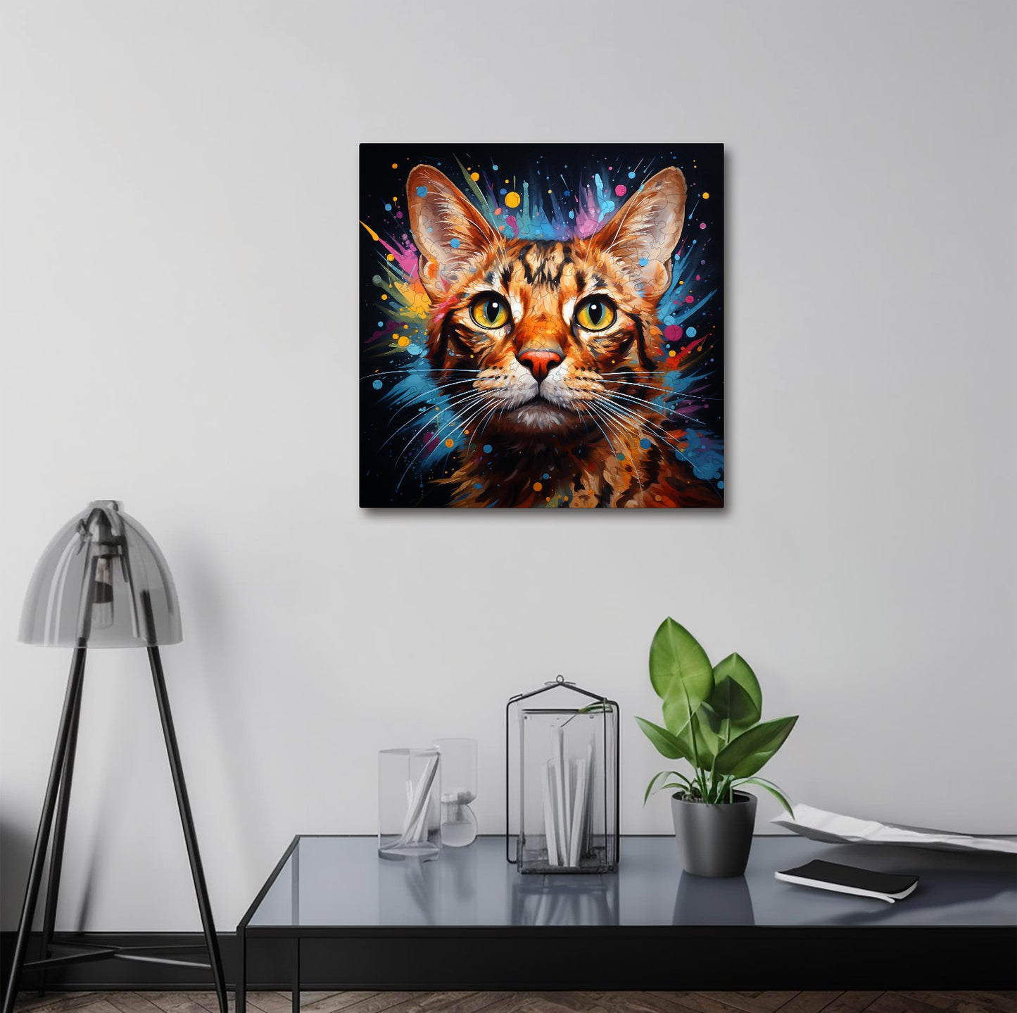 Puzzle cu Pisici - Ocicat 2 - 200 piese - 30 x 30 cm