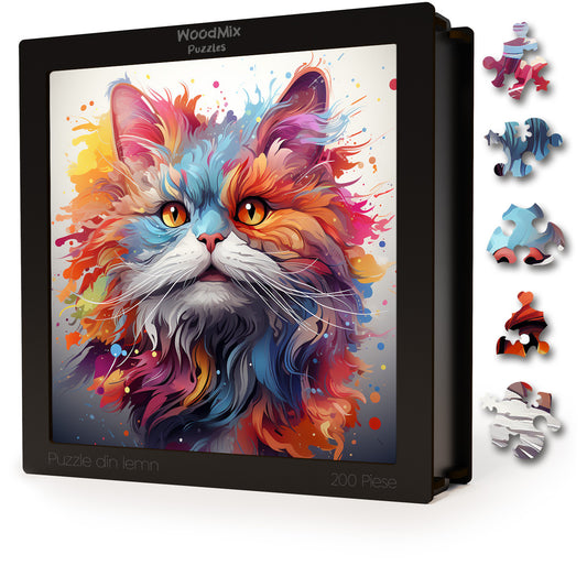 Puzzle cu Pisici - Persian 1 - 200 piese - 30 x 30 cm