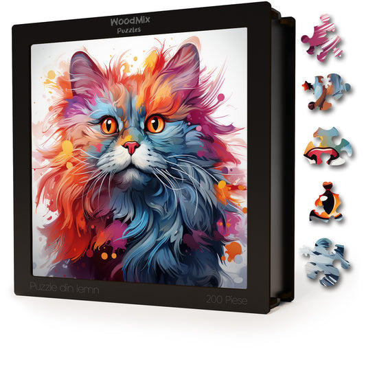 Puzzle cu Pisici - Persian 2 - 200 piese - 30 x 30 cm