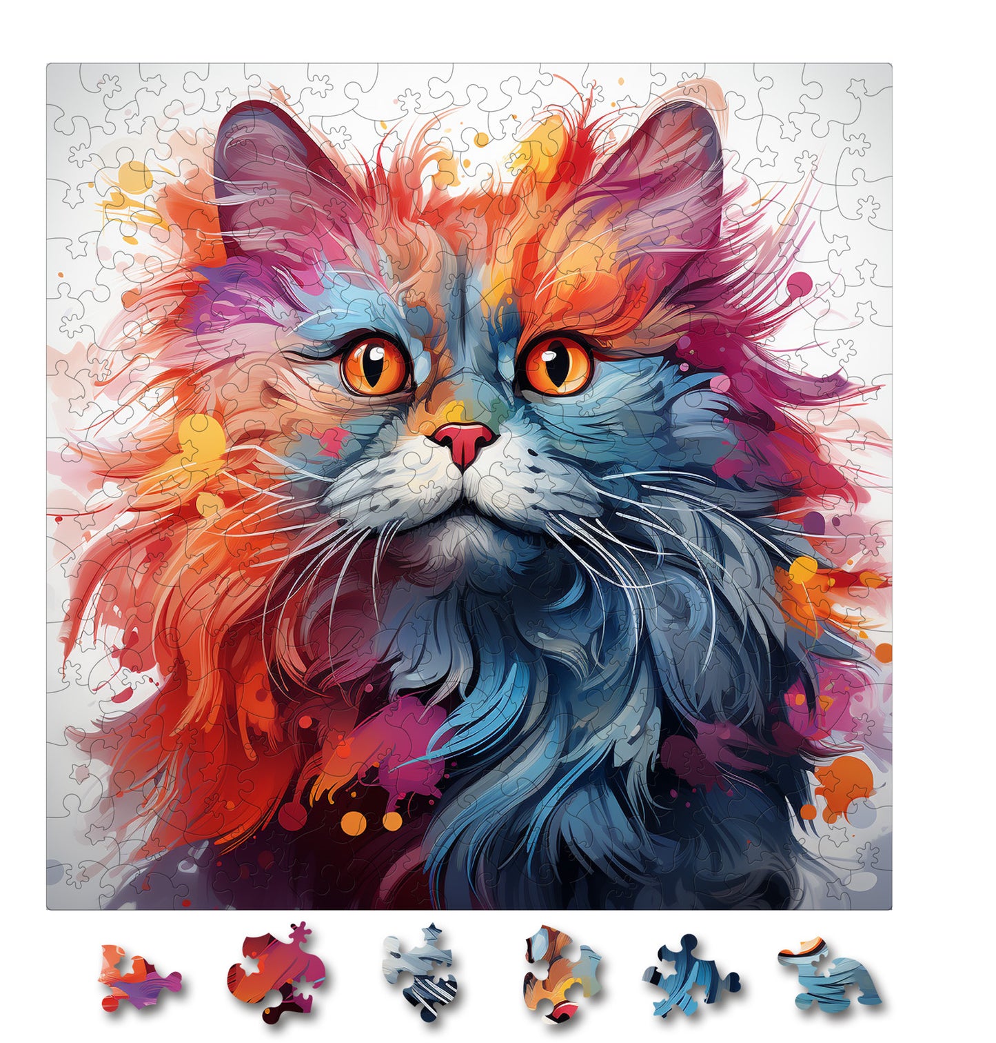 Puzzle cu Pisici - Persian 2 - 200 piese - 30 x 30 cm
