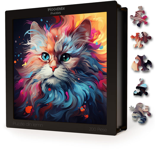 Puzzle cu Pisici - Persian 3 - 200 piese - 30 x 30 cm