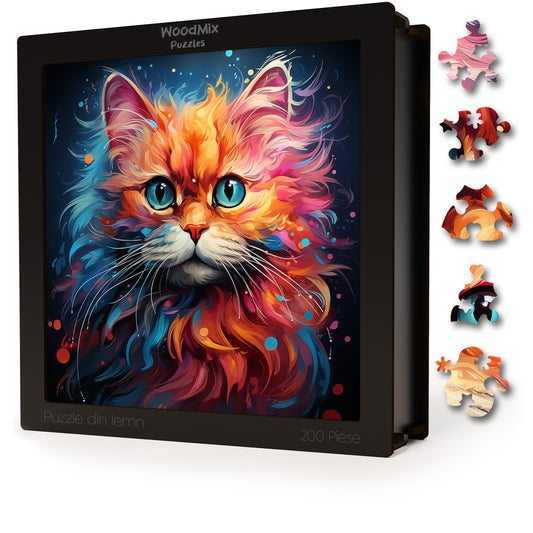 Puzzle cu Pisici - Persian 4 - 200 piese - 30 x 30 cm