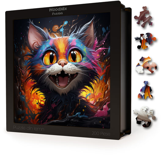 Puzzle cu Pisici - Pixie-Bob 1 - 200 piese - 30 x 30 cm