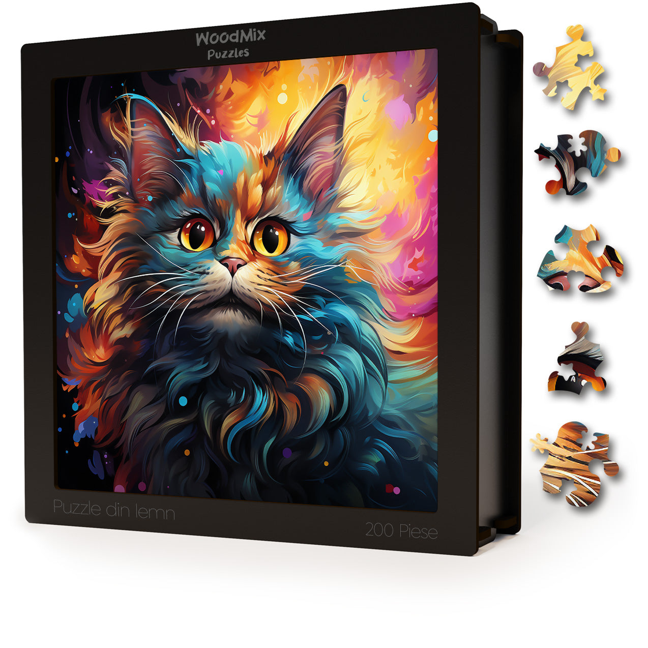 Puzzle cu Pisici - Pixie-Bob 2 - 200 piese - 30 x 30 cm