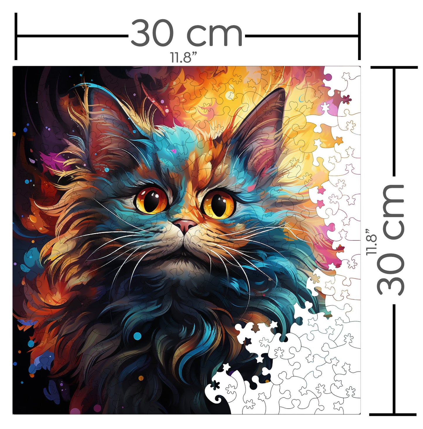 Puzzle cu Pisici - Pixie-Bob 2 - 200 piese - 30 x 30 cm