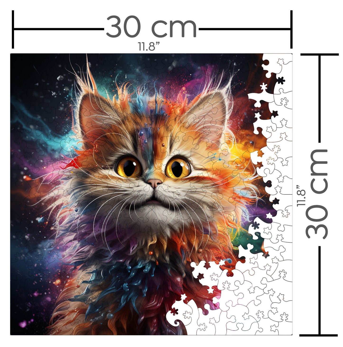 Puzzle cu Pisici - Pixie-Bob 3 - 200 piese - 30 x 30 cm