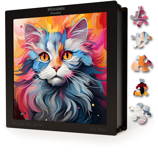 Puzzle cu Pisici - Ragamuffin 1 - 200 piese - 30 x 30 cm