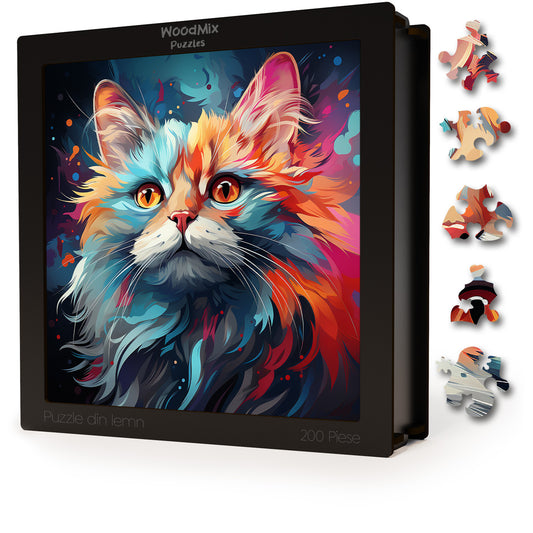 Puzzle cu Pisici - Ragamuffin 2 - 200 piese - 30 x 30 cm
