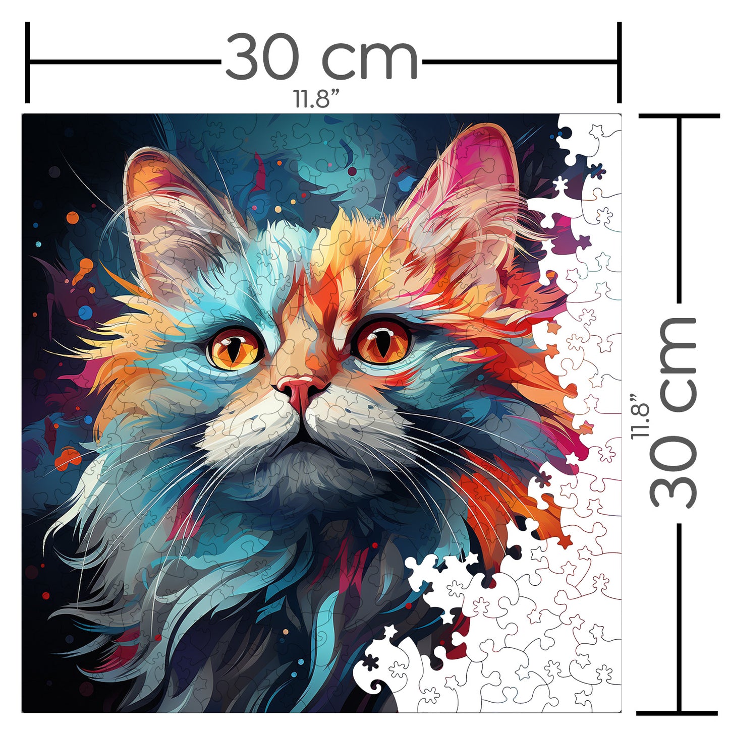 Puzzle cu Pisici - Ragamuffin 2 - 200 piese - 30 x 30 cm