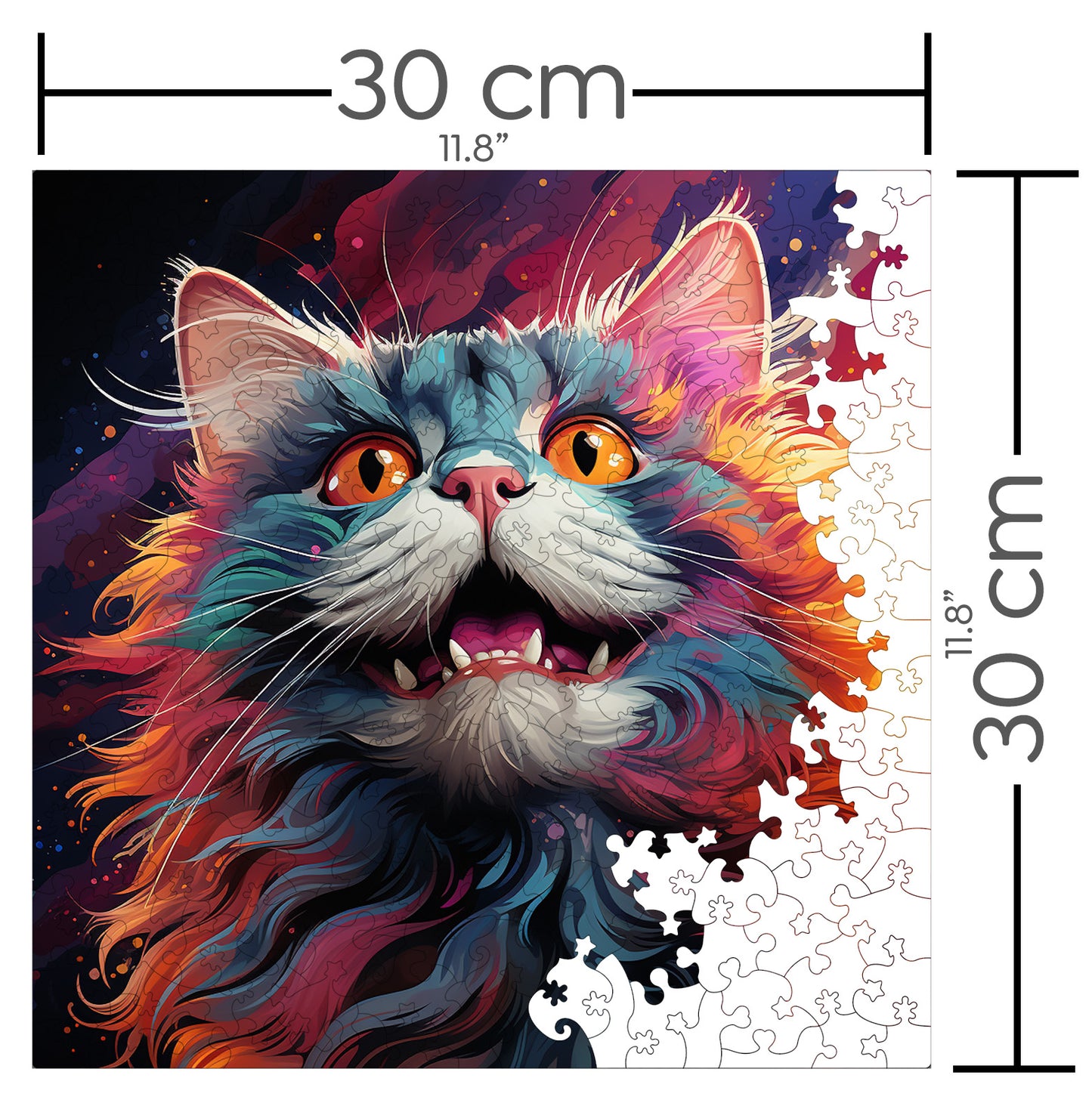 Puzzle cu Pisici - Ragamuffin 3 - 200 piese - 30 x 30 cm
