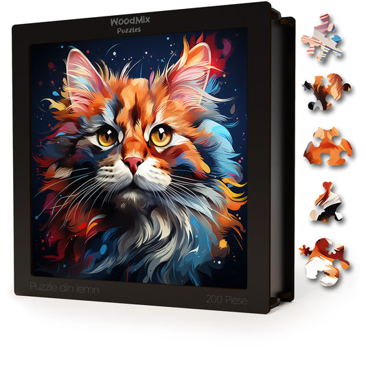 Puzzle cu Pisici - Ragamuffin 4 - 200 piese - 30 x 30 cm