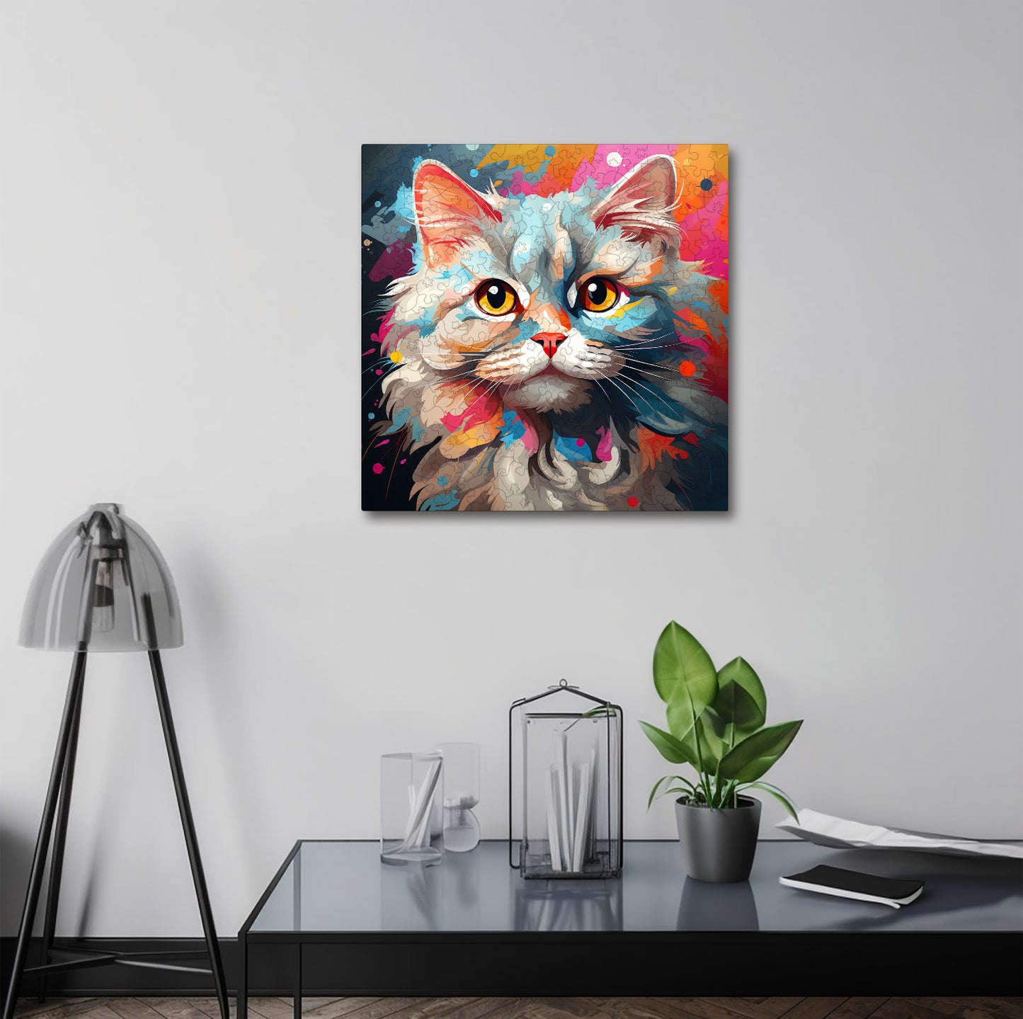 Puzzle cu Pisici - Selkirk Rex 2 - 200 piese - 30 x 30 cm