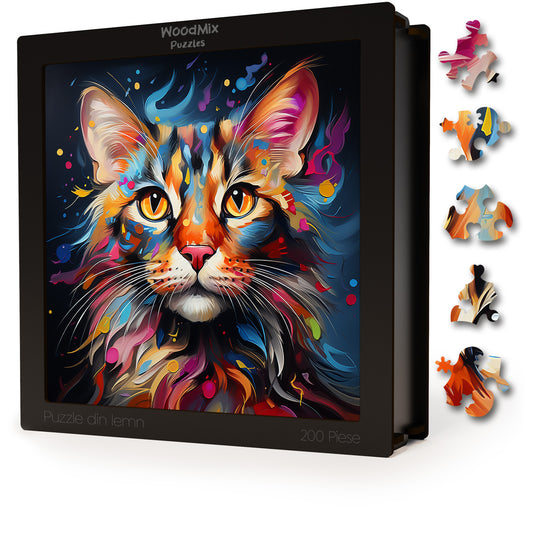 Puzzle cu Pisici - Serengeti 1 - 200 piese - 30 x 30 cm